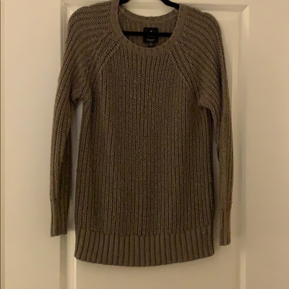 Mocha AE Jegging Knit Sweater